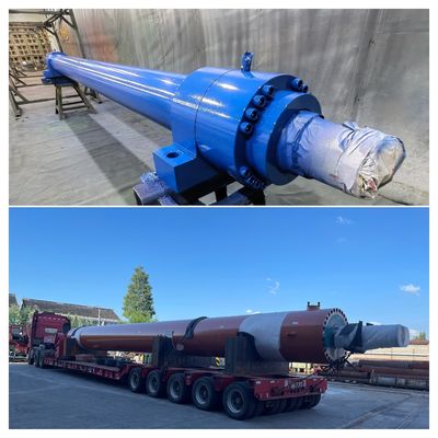 Metallurgia Ciężki podwójnie działający cylinder hydrauliczny Ciśnienie badawcze 32 MPa