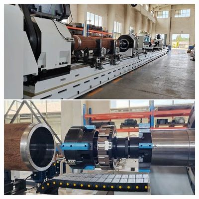Białej Skiving And Roller Burnishing Machine ISO9001 Do przetwarzania wewnętrznych otworów
