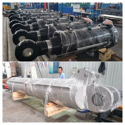 Cylindry hydrauliczne tunelu wiatrowego o średnicy dziury 140 mm
