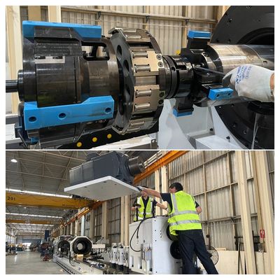 SIEMENS Elektryczny proces wewnętrznego otworu Skiving Roller Burnishing With Ultra Wide Guide Rail Design