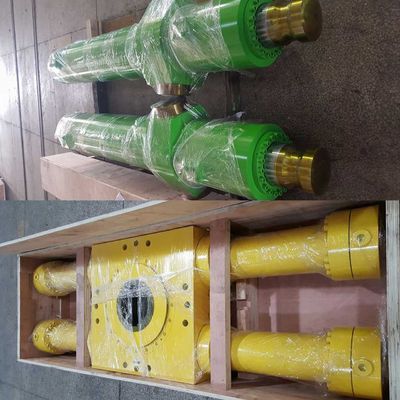 Jednorazowy silnik stalowy cylinder hydrauliczny Ciśnienie badawcze 32 MPa