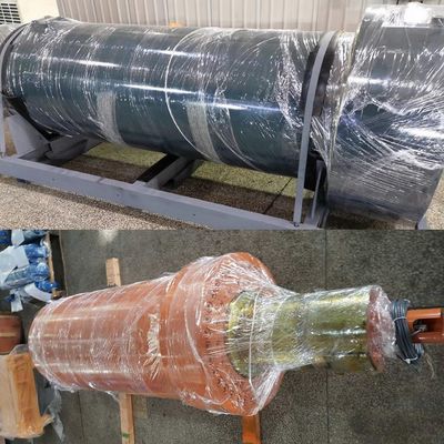 Metallurgia Ciężki podwójnie działający cylinder hydrauliczny Ciśnienie badawcze 32 MPa
