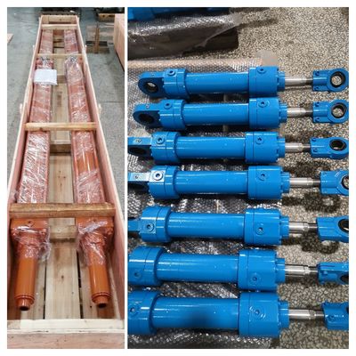 Ciśnienie robocze 21 Mpa Ciężkie cylindry hydrauliczne z rurą cylindrową 27SiMn w fabryce stali