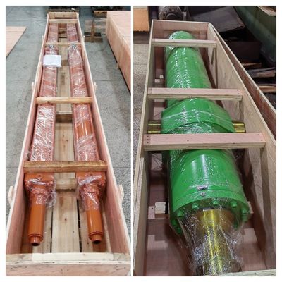 Ciężkie cylindry hydrauliczne z dostosowaną długością ruchu w drabinie pokładowej