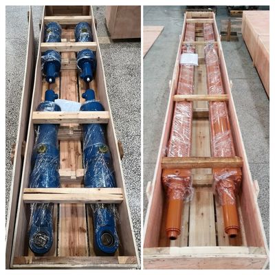 32 Mpa Ciśnienie badawcze Fabryka stalowa Ciężkie cylindry hydrauliczne o dostosowanej średnicy