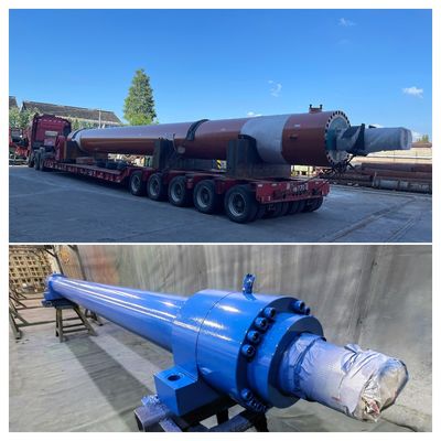 Ciężkie cylindry hydrauliczne o średnicy maksymalnej 865 mm w zakładzie stalowym