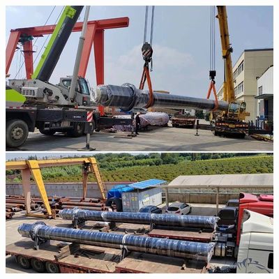 6500 mm Wyrzutniczy cylinder odlewy pionowej 240 mm/min Z solidną konstrukcją